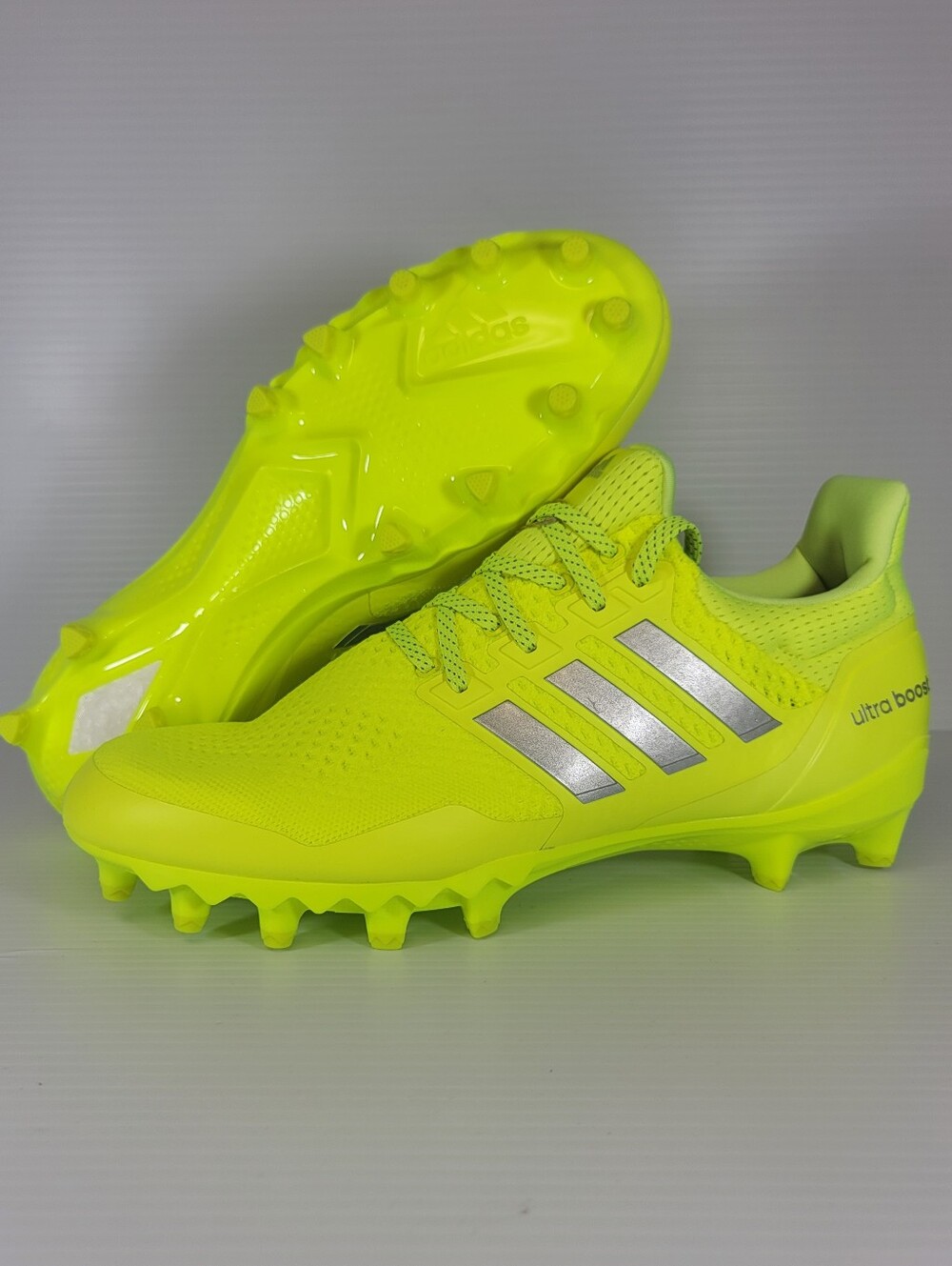 Adidas Ultraboost Ultra Boost Football Cleats Solar Yellow Mens Size 13 JP7413